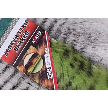 Umělá nástraha HENDS ZONKER BARRED ZBB89 - CHARTREUSE-ČERNĚ PRUHOVANÝ Průměr: 4,0 mm