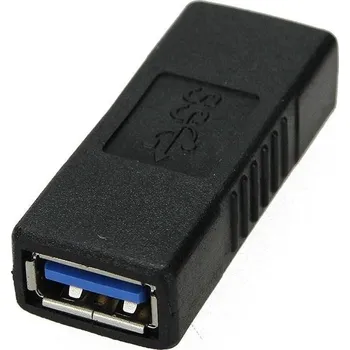 elektrický kabel OEM Spojka USB 3.0 A Female - A Female černá kur-23