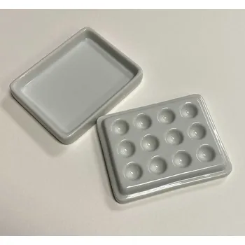 Paleta na barvy Porcelánová paleta Ami 12 polí s víčkem