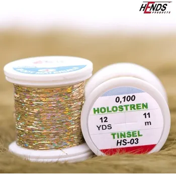 Umělá nástraha HENDS HOLOSTREN 12 Yds - ZLATÁ HS03