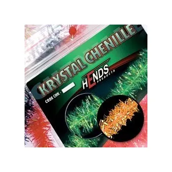 Umělá nástraha HENDS KRYSTAL CHENILLE - ORANŽOVÁ FLUO Průměr: 4,0 mm