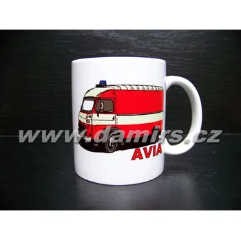 hrnek s motivem hasičská Avia Furgon
