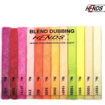 Umělá nástraha HENDS BLEND DUBBING BOX 12 BDB01 - JASNÉ BARVY