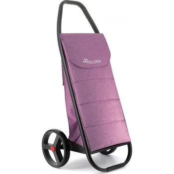 Nákupní taška Nákupní vozík Rolser fialový polyester