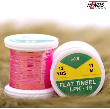 Umělá nástraha HENDS FLAT TINSEL - RŮŽOVÁ PERLEŤOVÁ LPK19