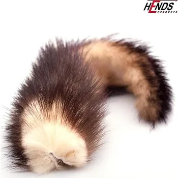Návnadová surovina HENDS MINK TAIL - Krémově bílá s hnědým efektem