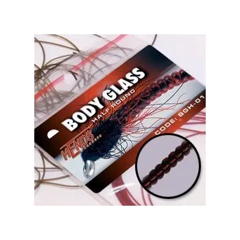 Umělá nástraha HENDS BODY GLASS HALF ROUND - BORDÓ