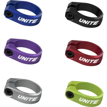 Sedlovka UNITE sedlová objímka šroub 34.9 mm - Fialová