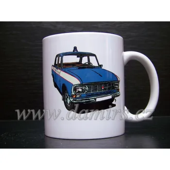 Hrnek s motivem Moskvič 412 policejní