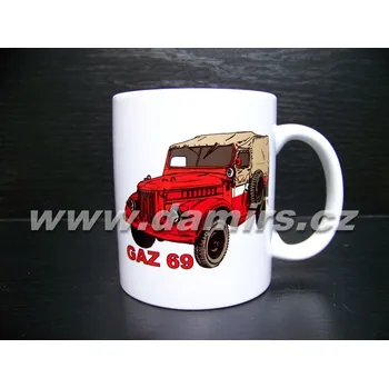 hrnek s motivem hasičský Gaz 69