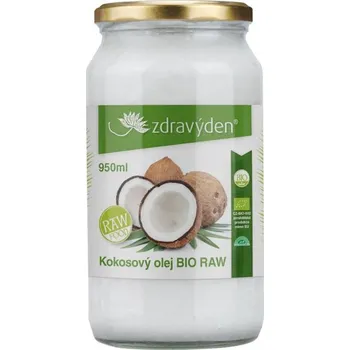 Rostlinný olej Zdravý den Kokosový olej BIO RAW 950ml