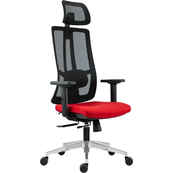 Ergonomická židle Rossa s bederní oporou, podhlavníkem, nosnost 150 kg