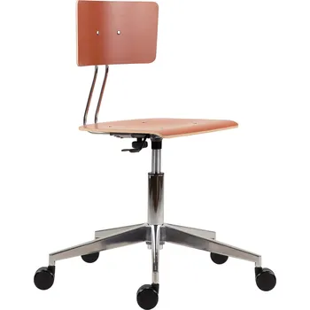 Pracovní židle Sally s lakovanou překližkou a ALU základnou