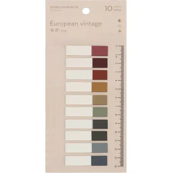 Doplněk ke knize CuteArt Samolepicí transparentní záložky - Vintage Note Half