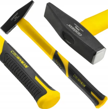 Kladivo CROWNMAN Zámečnické kladivo 300g z uhlíkové oceli - ergonomická rukojeť CM-0318330