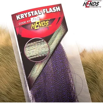 Umělá nástraha HENDS KRYSTAL FLASH - UV ICE EFFECT - UV ČERNÁ KF115