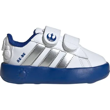 Dívčí obuv ADIDAS Dětské boty STAR WARS GRAND COURT 2.0 22 BÍLÁ|MODRÁ|ŠEDÁ