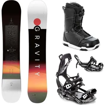 Snowboarding Gravity Bandit 24/25 snowboard + Raven Fastec FT360 black vázání + Raven Flush MOZ boty 157 cm + L (EU 41-44) + DÁREK + Doprava ZDARMA