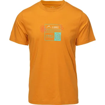Pánské Tričko s krátkým rukávem ELBRUS GISLI M000262595 – Žlutá S
