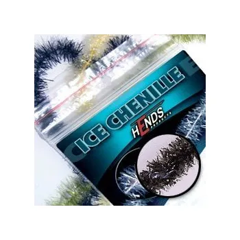 Umělá nástraha HENDS ICE CHENILLE - ČERNÁ Průměr: 6,0 mm