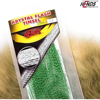 Umělá nástraha HENDS KRYSTAL FLASH TINSEL - ZELENÁ