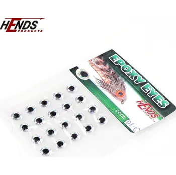 Umělá nástraha HENDS EPOXY EYES - SILVER HOLOGRAPHIC EE01 Balení: 20 ks, Průměr: 6,0 mm
