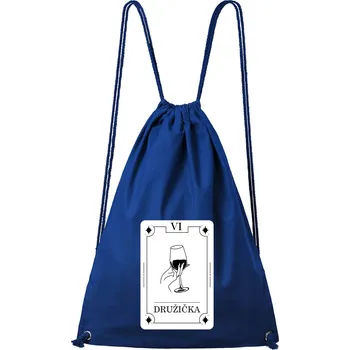 Městský batoh DOBRÝ TRIKO Bavlněný batoh Družička tarot Barva: Královsky modrá