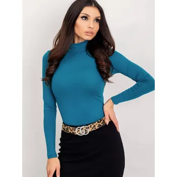 Dámské tričko Rue Paris Dámský rolák Aiden mořská modrá S