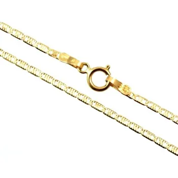 Náramek Leru Zlatý náremek můstek gravírovaný Délka náramku: 19cm (váha 1,50g)