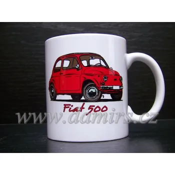 Hrnek s motivem Fiat 500