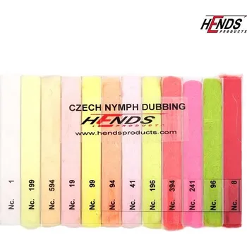 Umělá nástraha HENDS CZECH NYMPH DUBBING BOX - BRITE - 12 BAREV