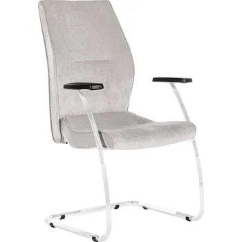 Křeslo Lei S – luxusní jednací křeslo, chromovaný rám, nosnost 140 kg