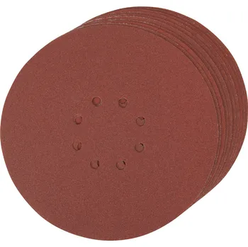 Brusný kotouč Brusný disk SZ 225 mm P120 8 děr - 10 ks Silverline 273151