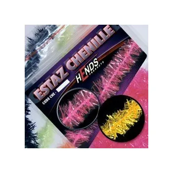 Umělá nástraha HENDS ESTAZ CHENILLE - SV. ORANŽOVÁ FLUO Průměr: 10 mm