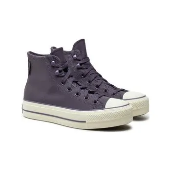 Dámské tenisky Plátěnky Converse Chuck Taylor All Star Lift Platform Hi A11159C 501 Fialová 36_5