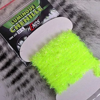 Umělá nástraha HENDS LUMINOUS CHENILLE - FLUO ŽLUTÁ CHL02 Průměr: 10 mm