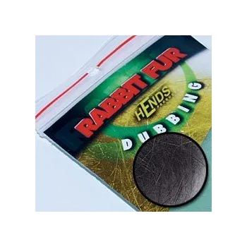 Umělá nástraha HENDS RABBIT FUR DUBBING - K19 - ŠEDO-ČERNÁ