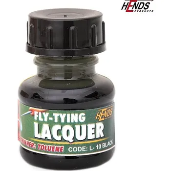 Umělá nástraha HENDS FLY TYING LACQUER - ČERNÁ