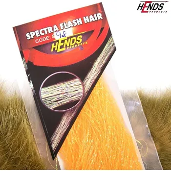 Umělá nástraha HENDS SPECTRA FLASH HAIR - SV. ORANŽOVÁ FLUO