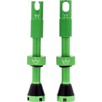 ventilky Bezdušové ventilky Peaty's X Chris King (Mk2) 42mm Zelená