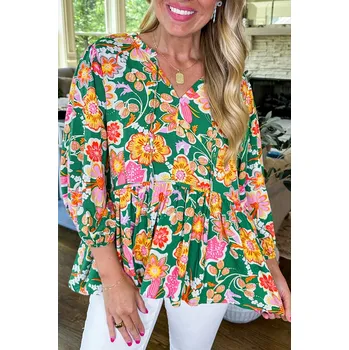 Dámská halenka OMG Dámská halenka Macrobius zelená XL