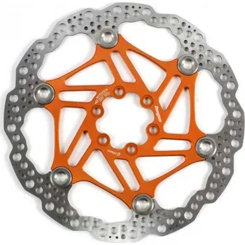 Brzda na kolo Brzdový kotouč HOPE Floating disc 220mm 220mm - Oranžová