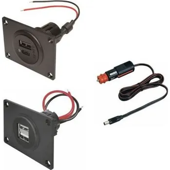 Elektrická zásuvka USB zásuvka Pro Car vnitřní nabíjecí proud 2500 mA