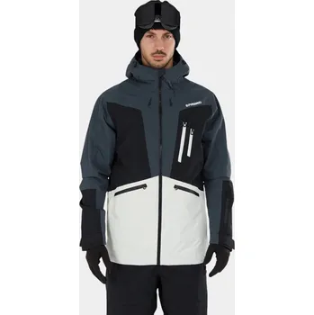 FUNDANGO Pánská lyžařská bunda Rigel XL ČERNÁ|ŠEDÁ