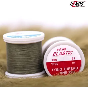Umělá nástraha HENDS ELASTIC 0,08 mm - OLIVOVĚ ŠEDÁ