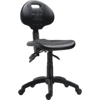 Dílenská židle 1290 PU ASYN polyuretanová, stavitelný sedák a opěrák