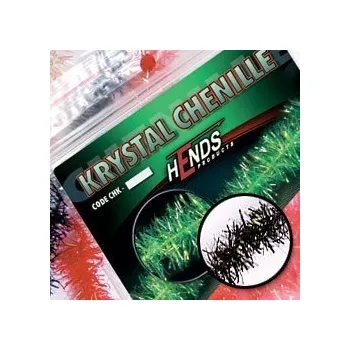 Umělá nástraha HENDS KRYSTAL CHENILLE - ČERNÁ Průměr: 4 mm