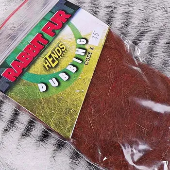 Umělá nástraha HENDS RABBIT FUR DUBBING - REZAVÁ
