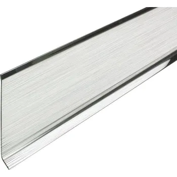 soklová lišta NOVÁK Podlahová - soklová lišta 100mm nerez kartáč, 2m AASEK 100