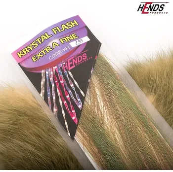 Umělá nástraha HENDS KRYSTAL FLASH EXTRA FINE - TMAVĚ HNĚDÁ